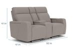 630253174:Rhys 2 Power Sofa & Console Lo, 
