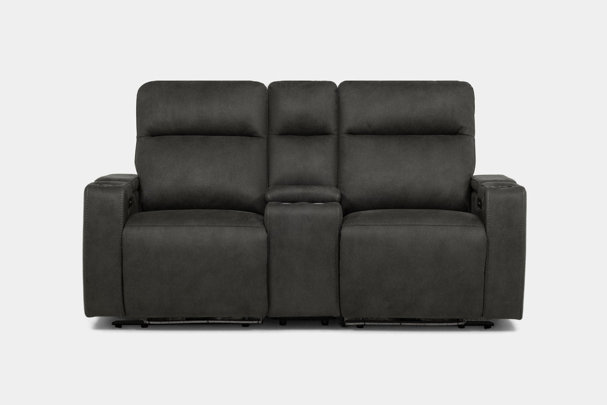 RHYS00050:Rhys 2 Power Console Loveseat, Front
