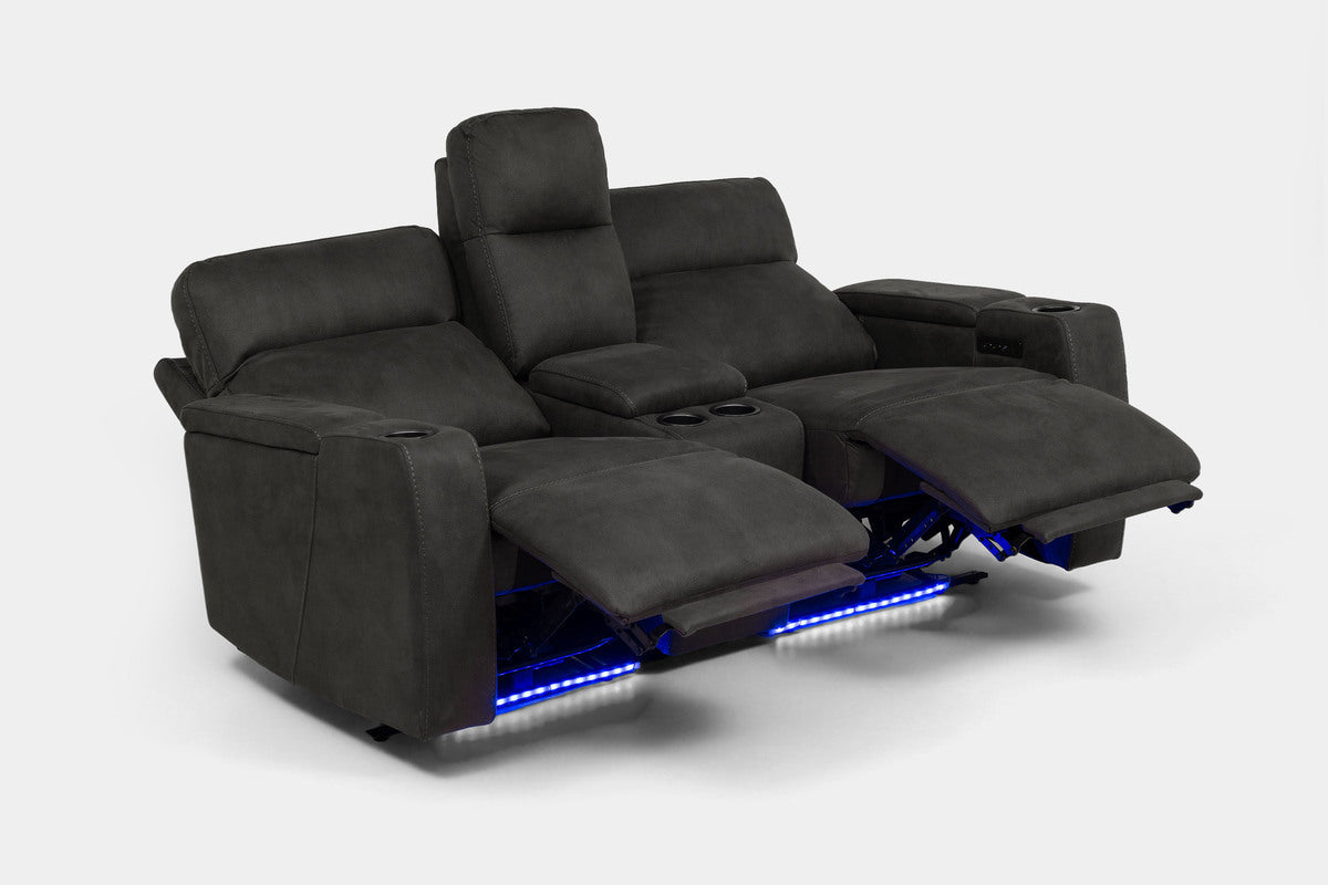 RHYS00050:Rhys 2 Power Console Loveseat, Angled