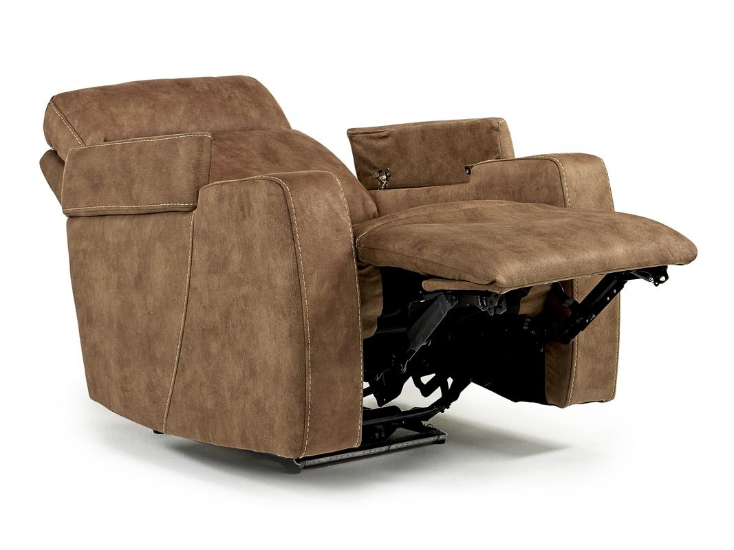 845222116:Rhys 2 Power Recliner in Brown, Image 2
