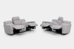 RHYS00021:Rhys 2 Power Sofa & Console Loveseat, ReclinedAngled