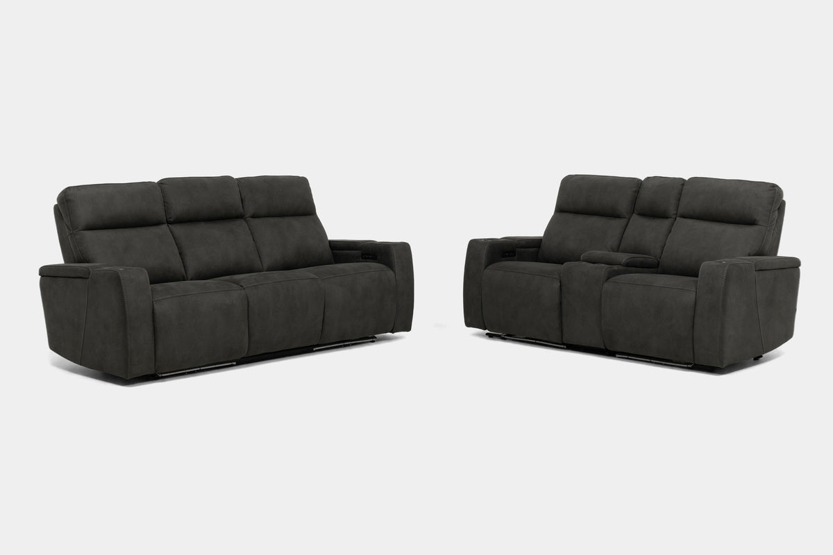 RHYS00051:Rhys 2 Power Sofa & Console Loveseat, Angled