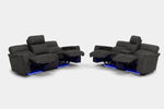 RHYS00051:Rhys 2 Power Sofa & Console Loveseat, ReclinedAngled