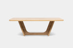 RIDGEMO03:Ridgemont Dining Table in Natural Front View