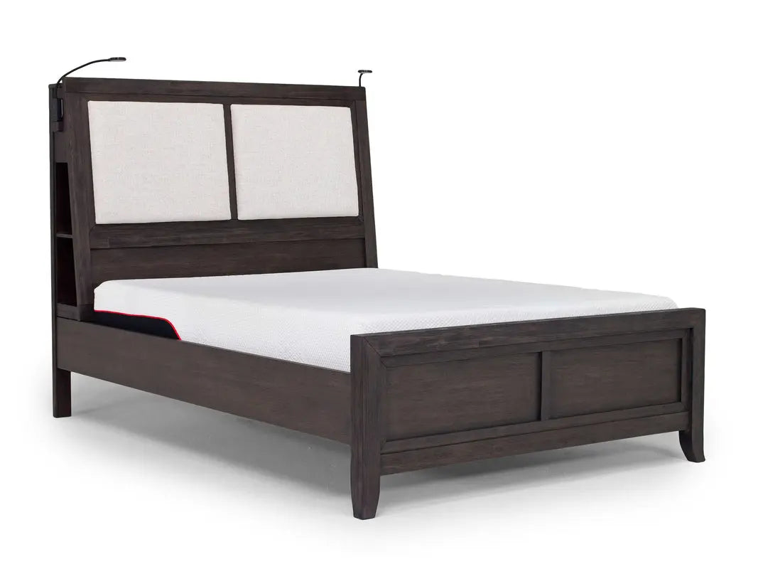 RILEYB001:Riley Bookcase Bed & Dresser &, AngledAngle