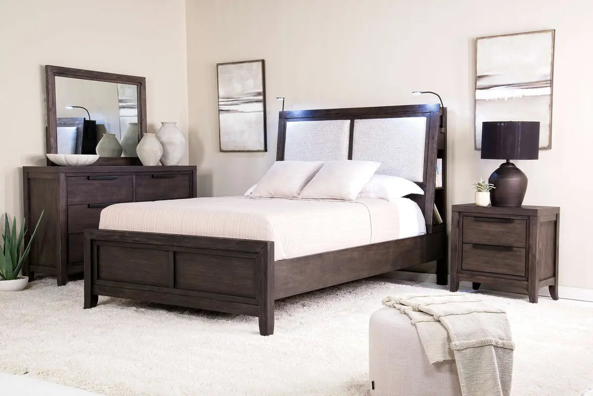 RILEYB001:Riley Bookcase Bed & Dresser &, Styled