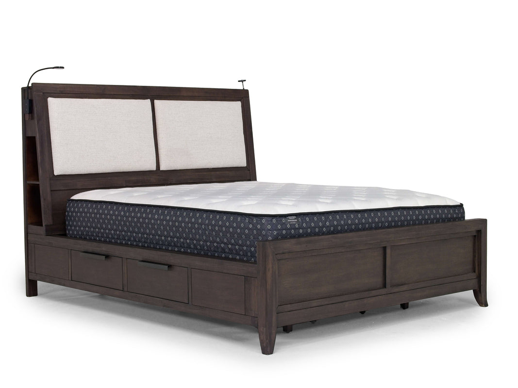 RILEYB012:Riley Bookcase Bed, AngledAngle