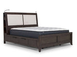 RILEYB013:Riley Bookcase Bed & Dresser &, AngledAngle