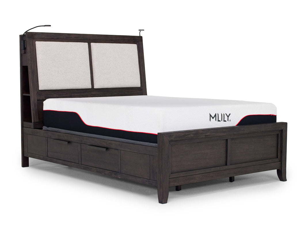 RILEYB010:Riley Bookcase Bed, AngledAngle