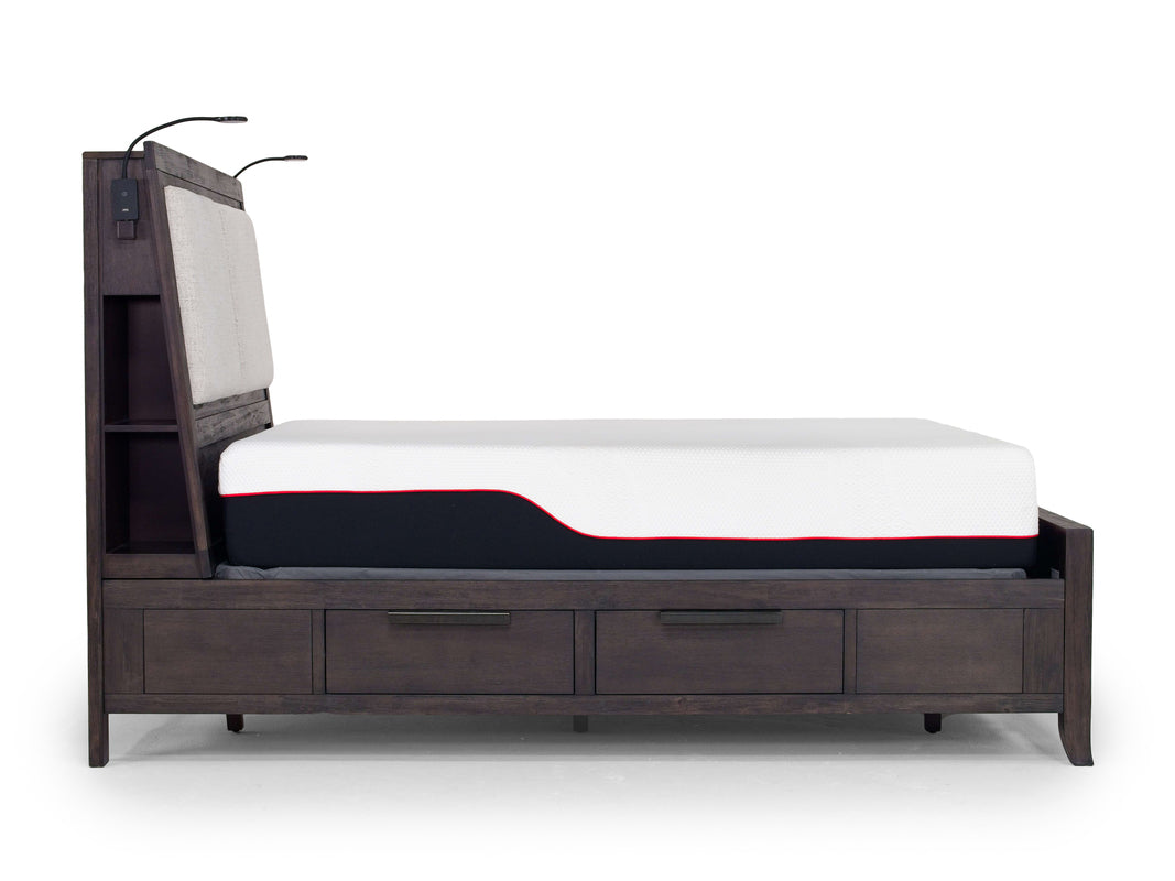 RILEYB010:Riley Bookcase Bed, Side