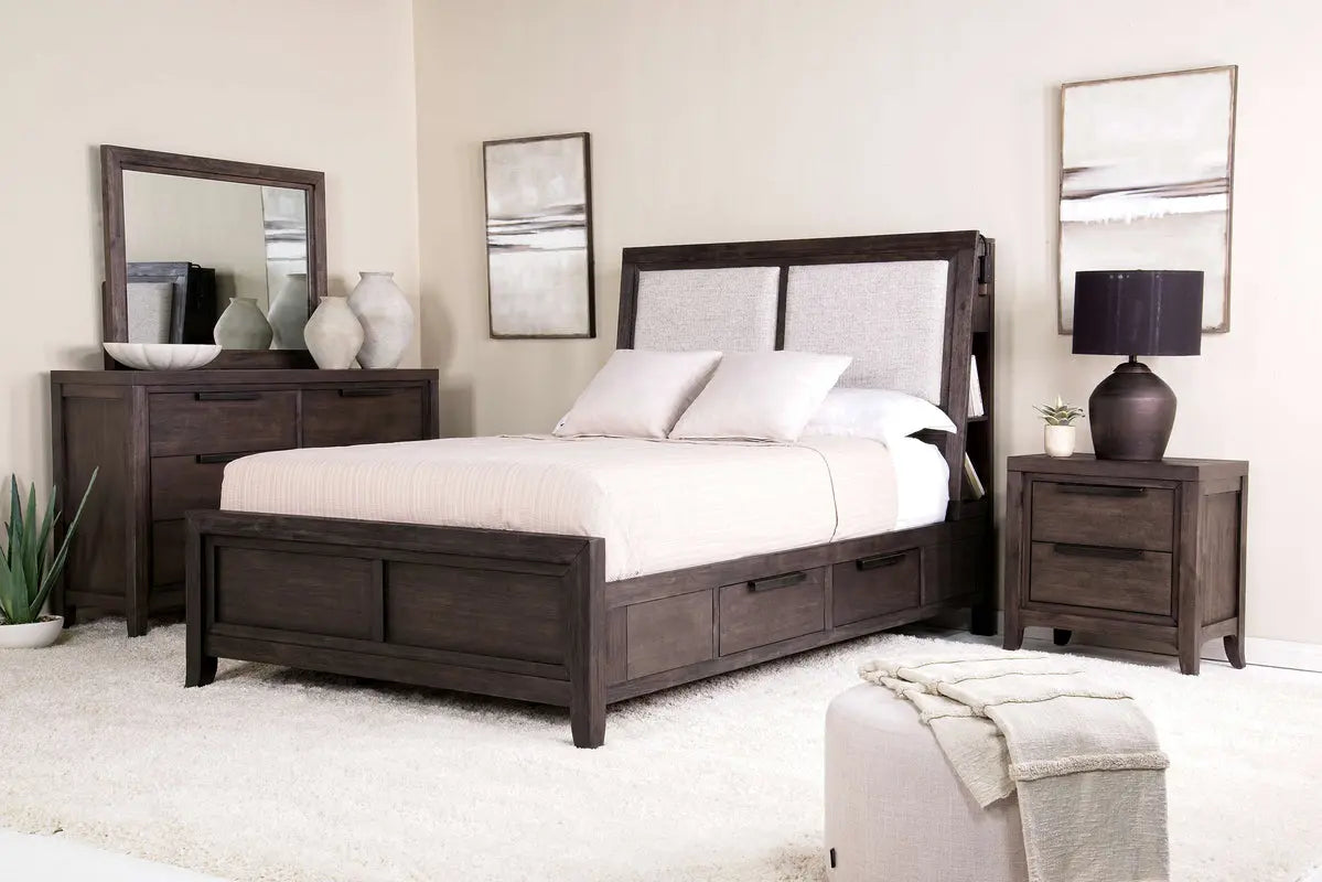RILEYB011:Riley Bookcase Bed & Dresser &, Styled