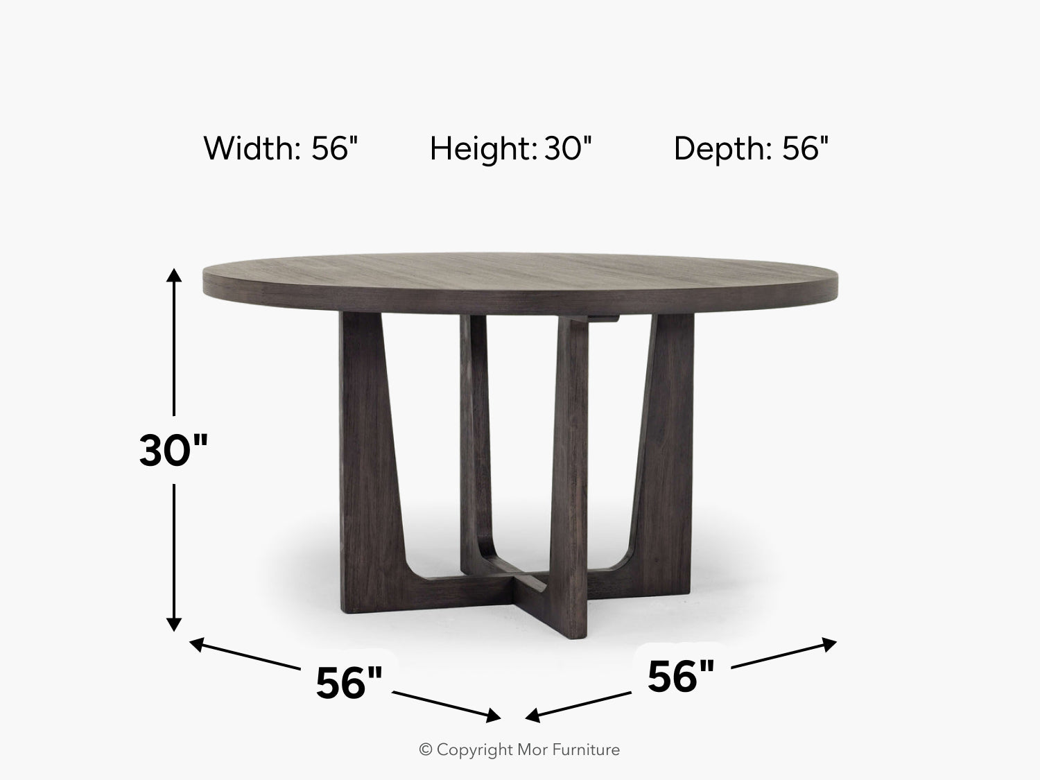 176186001:Riley Round Dining Table, 
