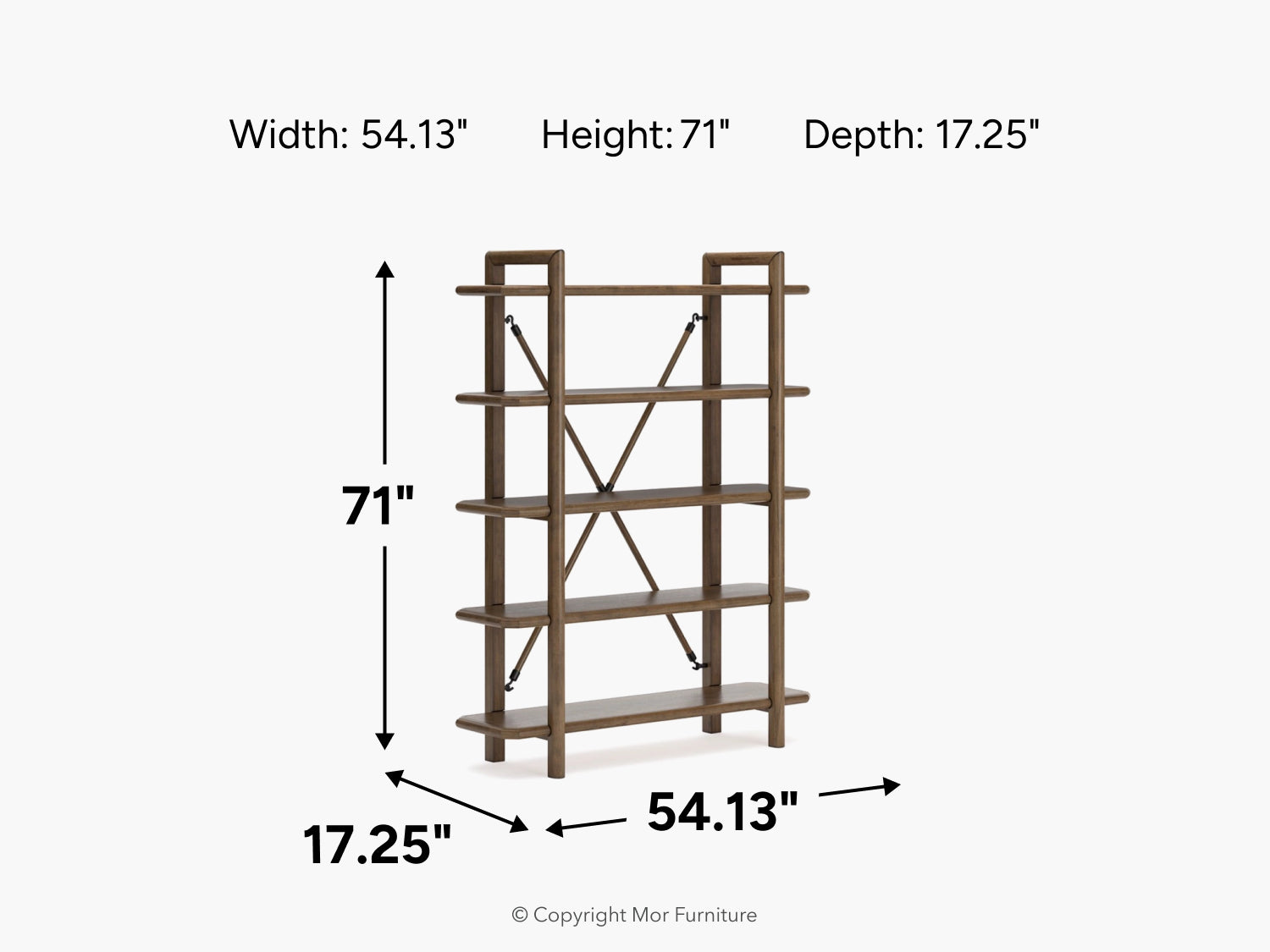 286326487:Roanhowe Bookcase, 