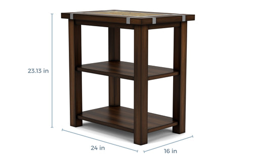084760037:Roanoke Chairside Table, Side