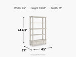 409142093:Robbinsdale Bookcase, 