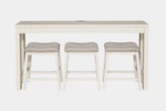 452779228:Robbinsdale Counter Height Sofa Bar Table With Stools, Front