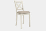 ROBBINS11:Robbinsdale Counter Height Dining Table & 4 Stools & Bench, BackAngled