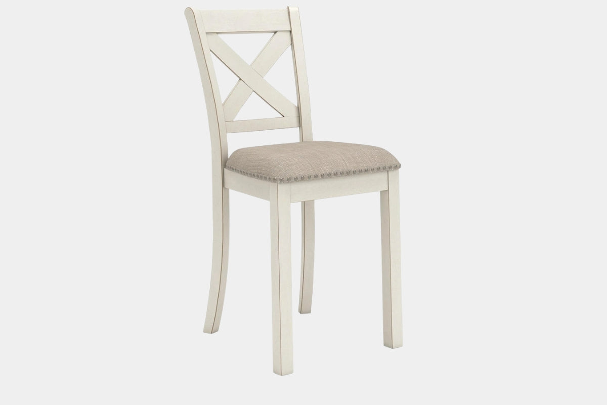 ROBBINS11:Robbinsdale Counter Height Dining Table & 4 Stools & Bench, BackAngled