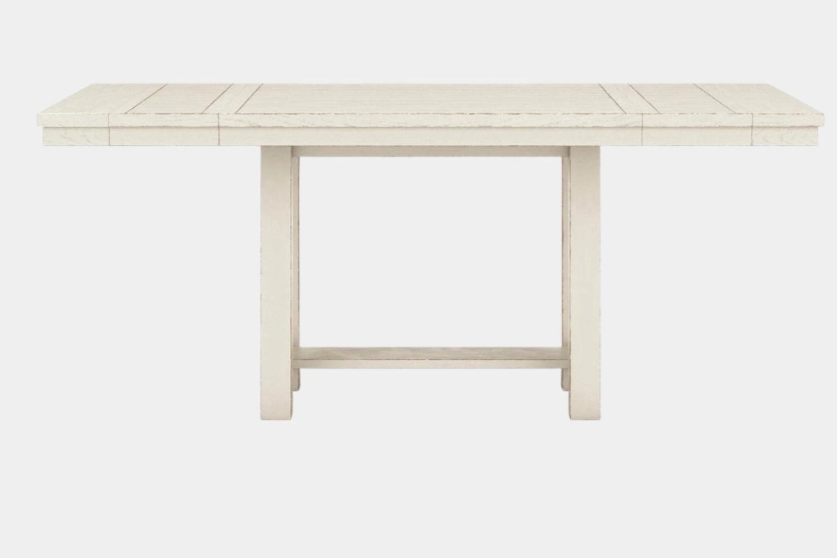 ROBBINS11:Robbinsdale Counter Height Dining Table & 4 Stools & Bench, Front
