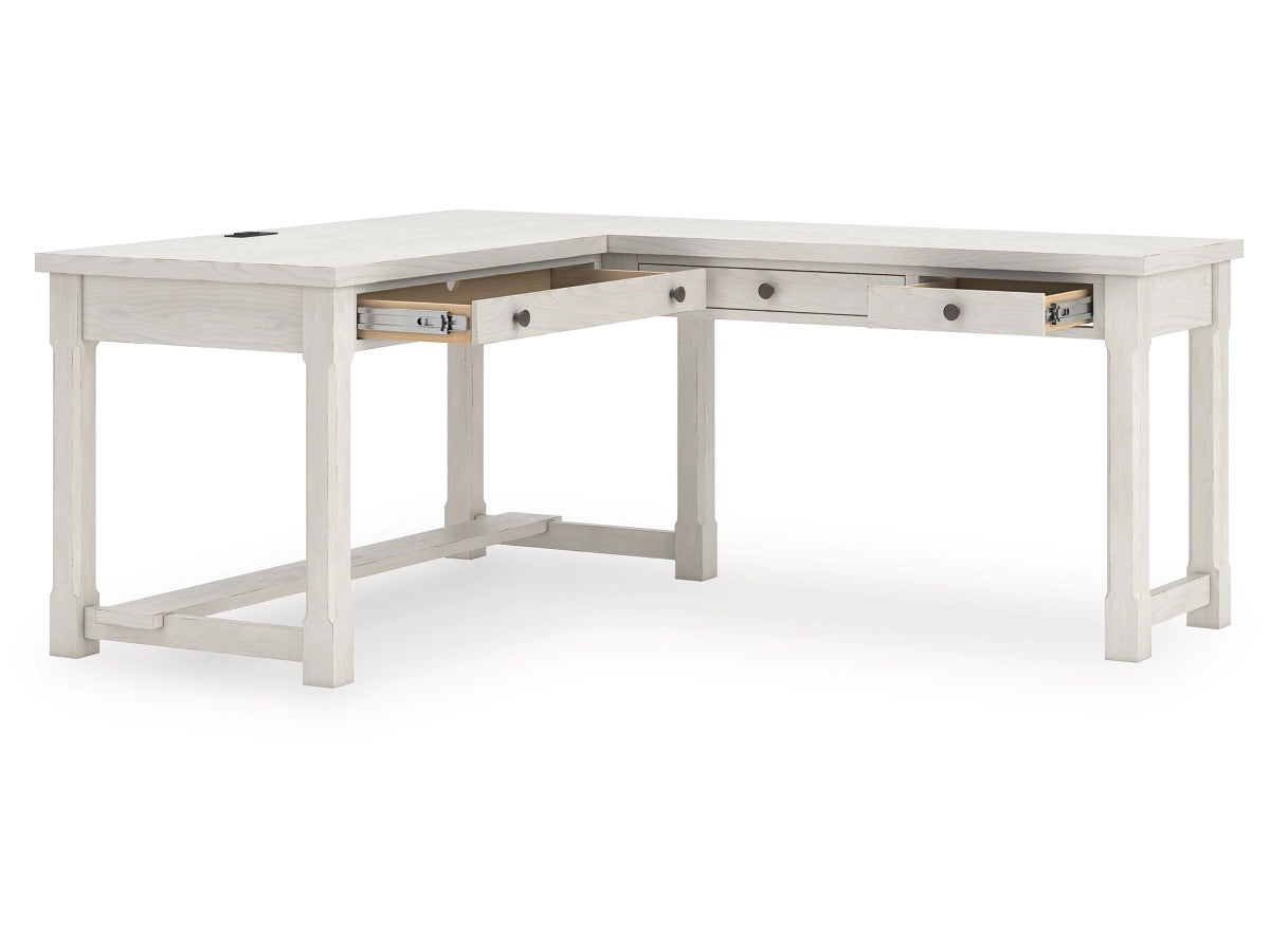 ROBBIND01:Robbinsdale L-Shaped Office Desk, Open