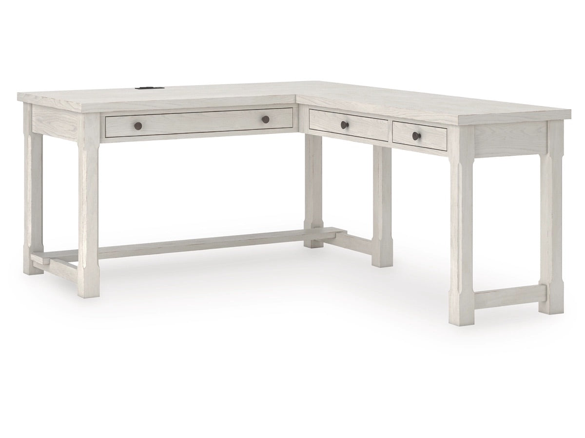 ROBBIND01:Robbinsdale L-Shaped Office Desk, Angled