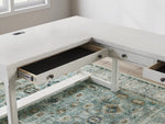 ROBBIND01:Robbinsdale L-Shaped Office Desk, Styled