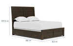 608628612:Ruff Hewn Panel Bed, 