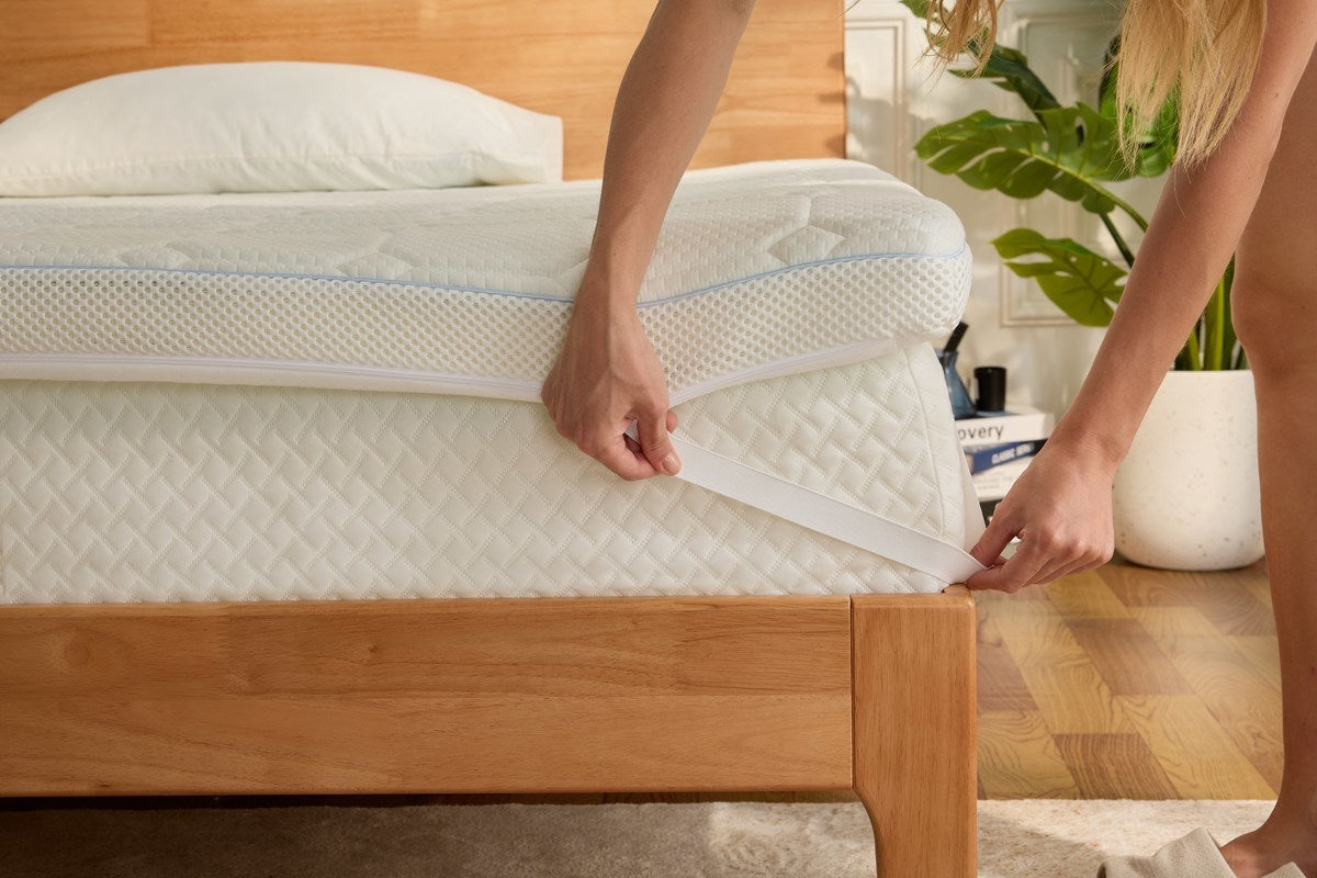 654277768:Mlily Sierra Mattress Cover, Styled