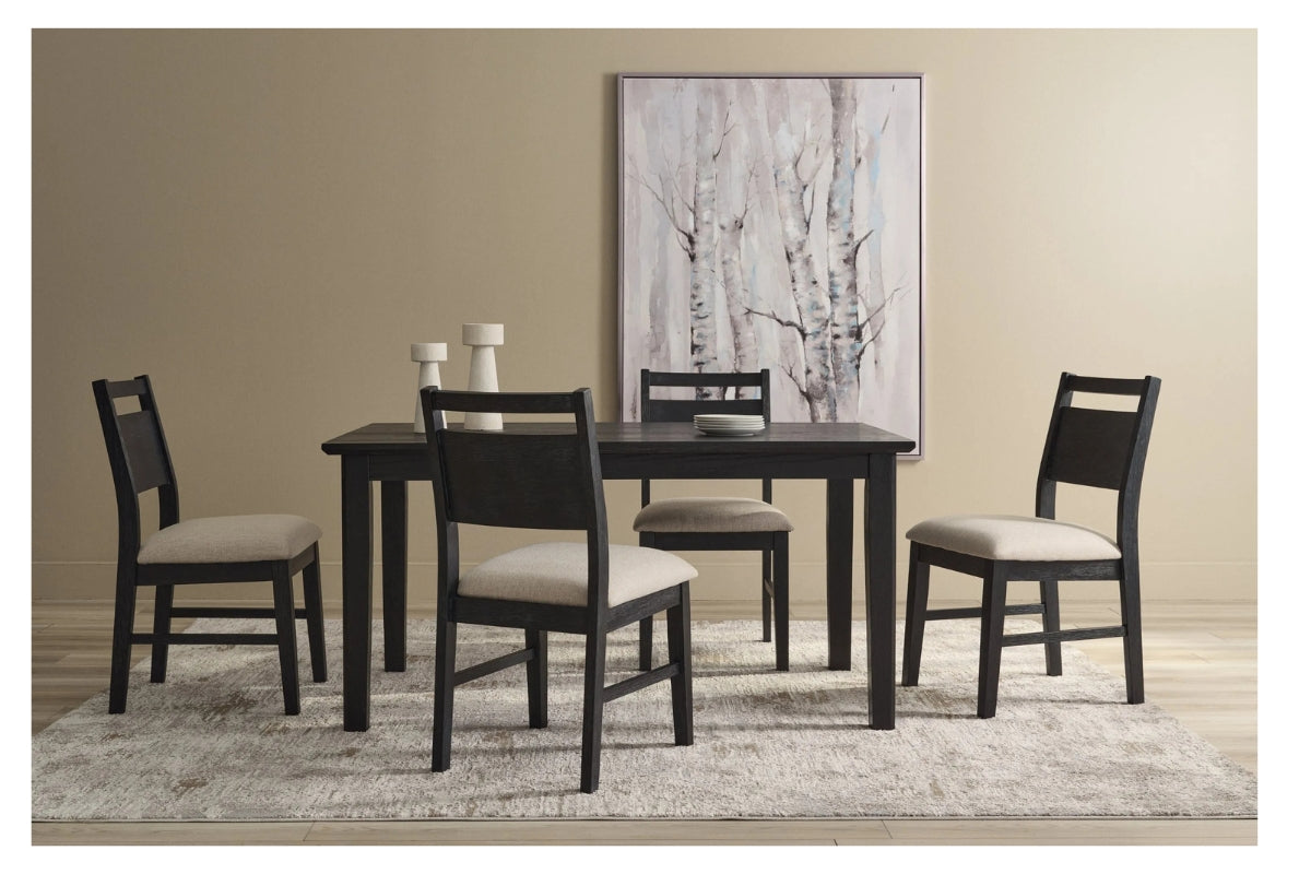 249309302:Sable Crest Dining Table & 4 C, 