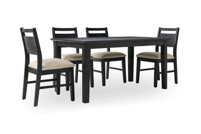 249309302:Sable Crest Dining Table & 4 C, 