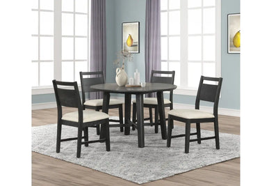 463577339:Sable Crest Round Dining Table, Styled