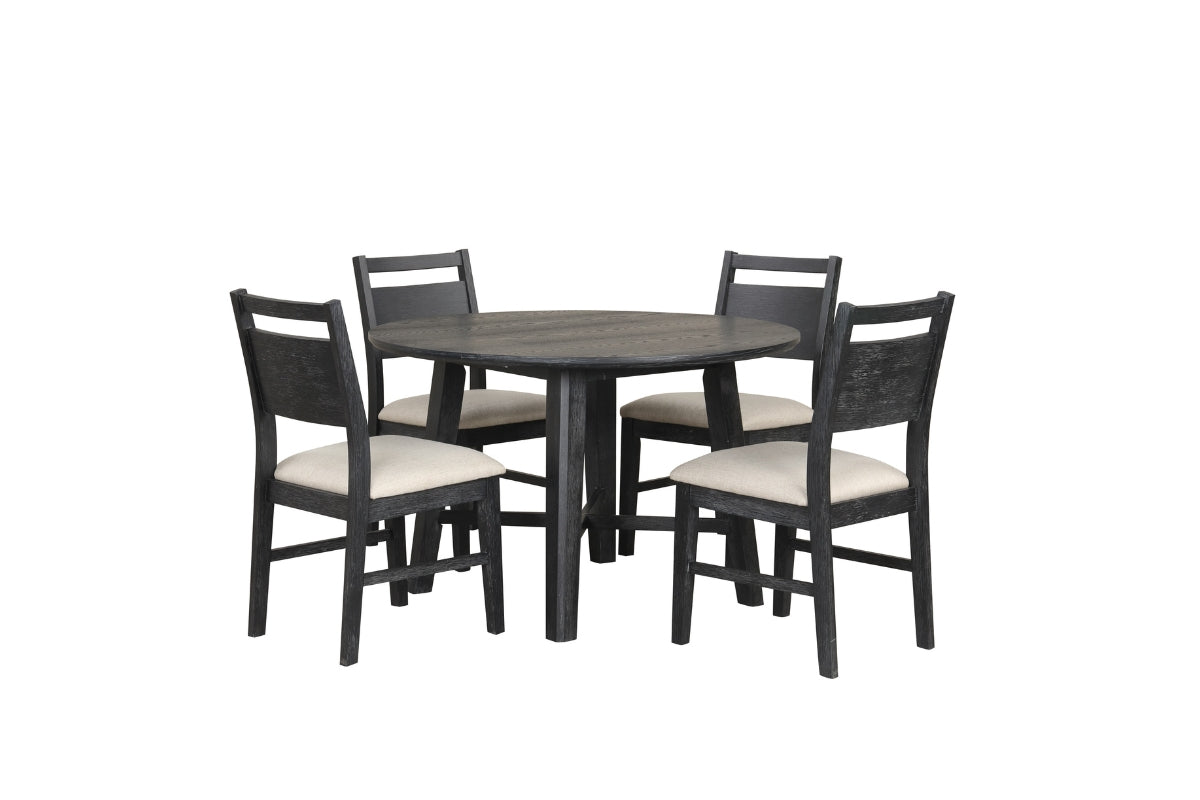463577339 :Sable Crest Round Dining Table and 4 Chairs