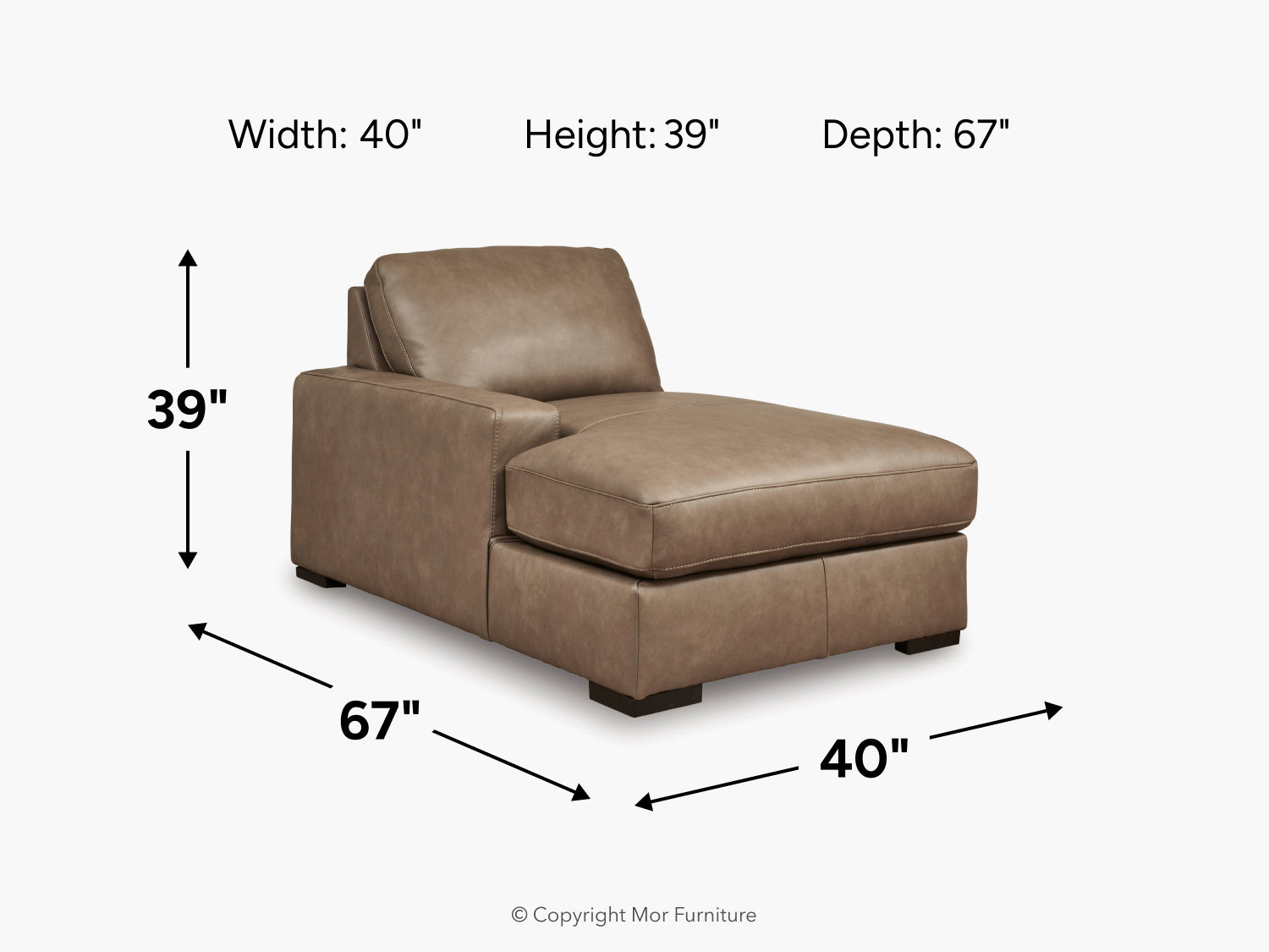 495405452:Sahara 1 Arm Chaise, 