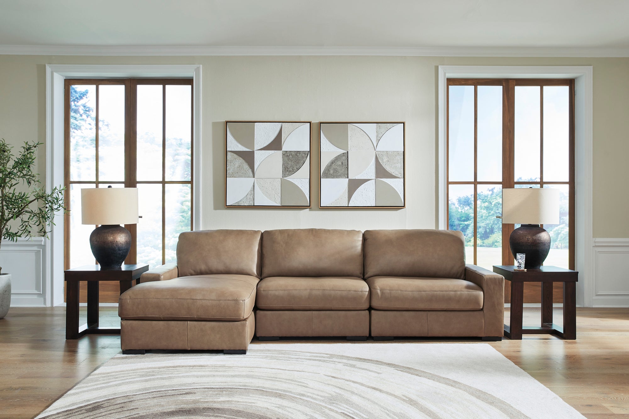 495405452:Sahara 1 Arm Chaise, Styled