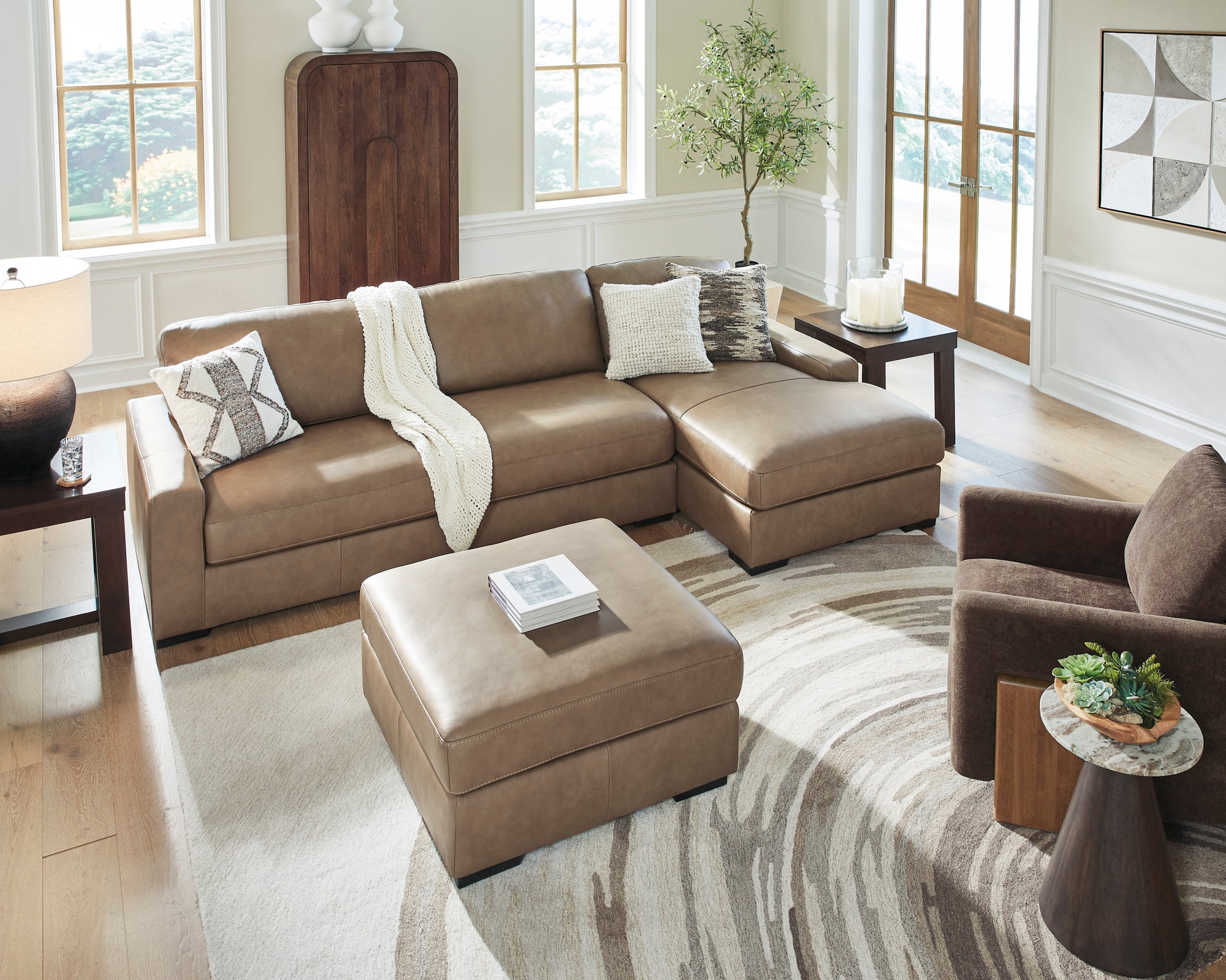 194784481:Sahara 1 Arm Chaise, Styled