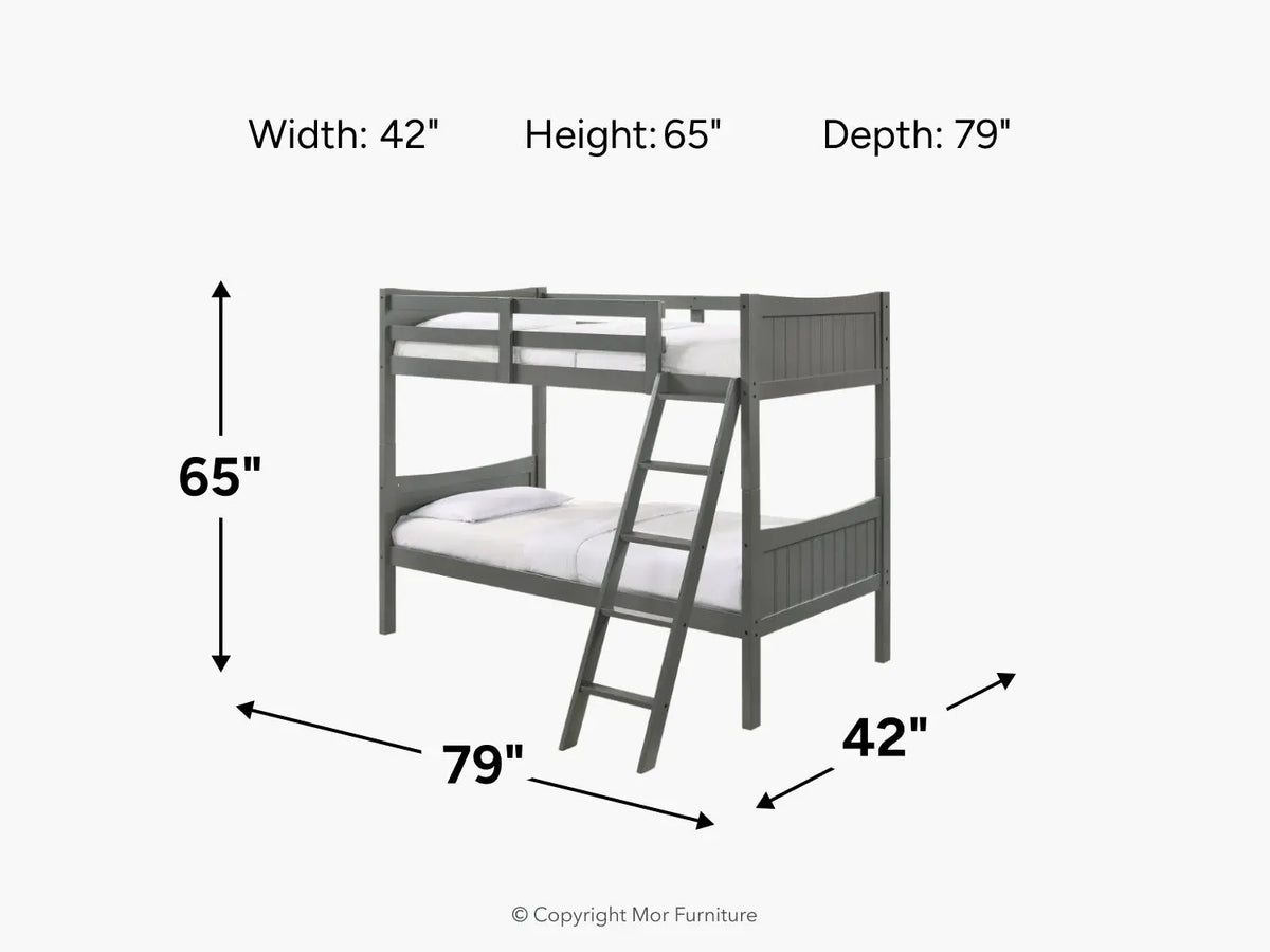 SAMIGRY01:Sami Bunk Bed, 