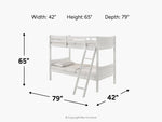 SAMIWHT01:Sami Bunk Bed, 
