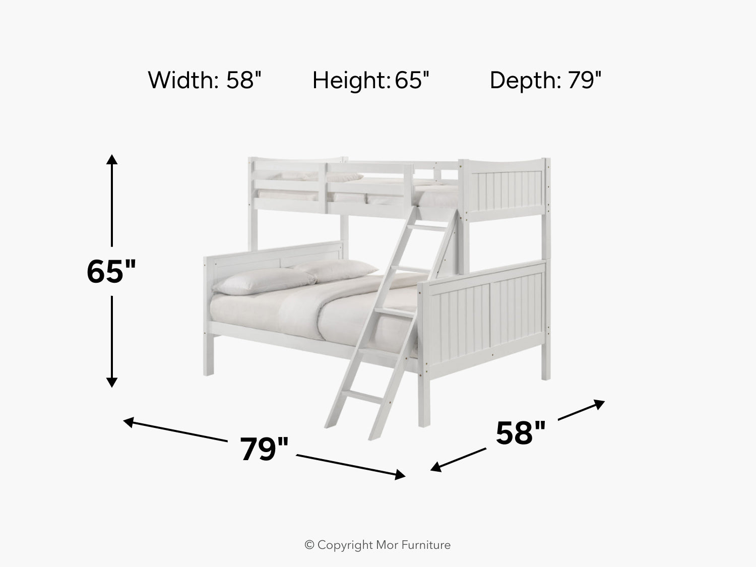SAMIWHT02:Sami Bunk Bed, 