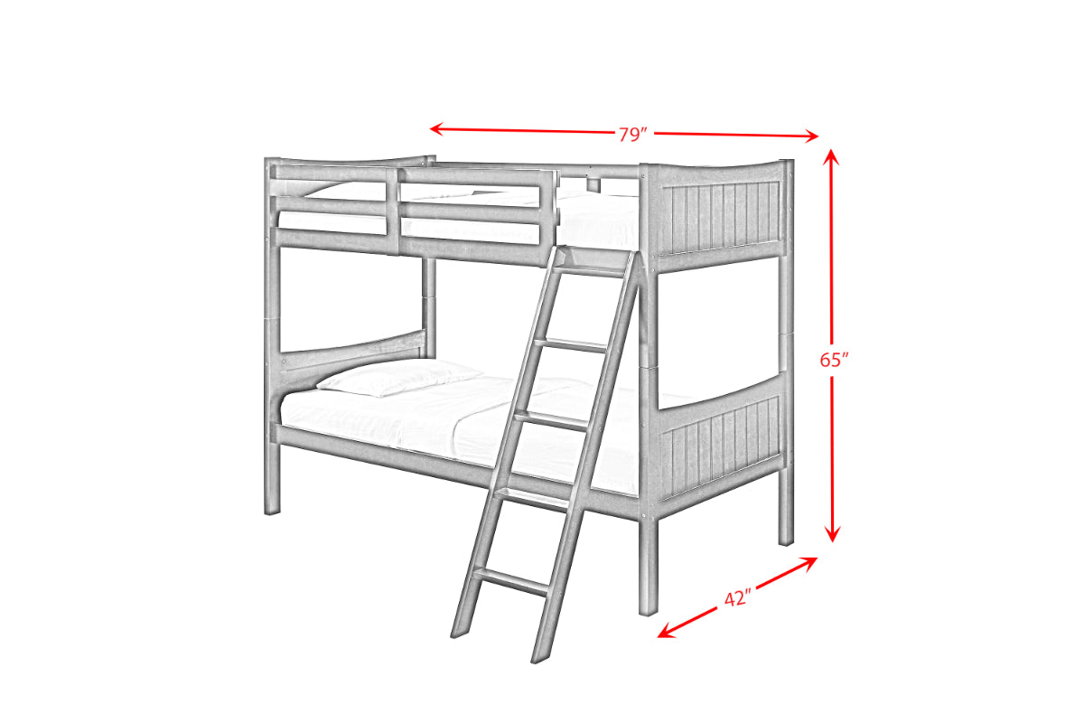 SAMIWHT01:Sami Bunk Bed, 