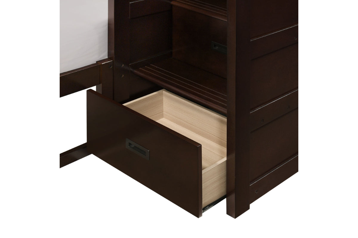 SAMIBRN05:Sami Bunk Bed With Storage Ste, 