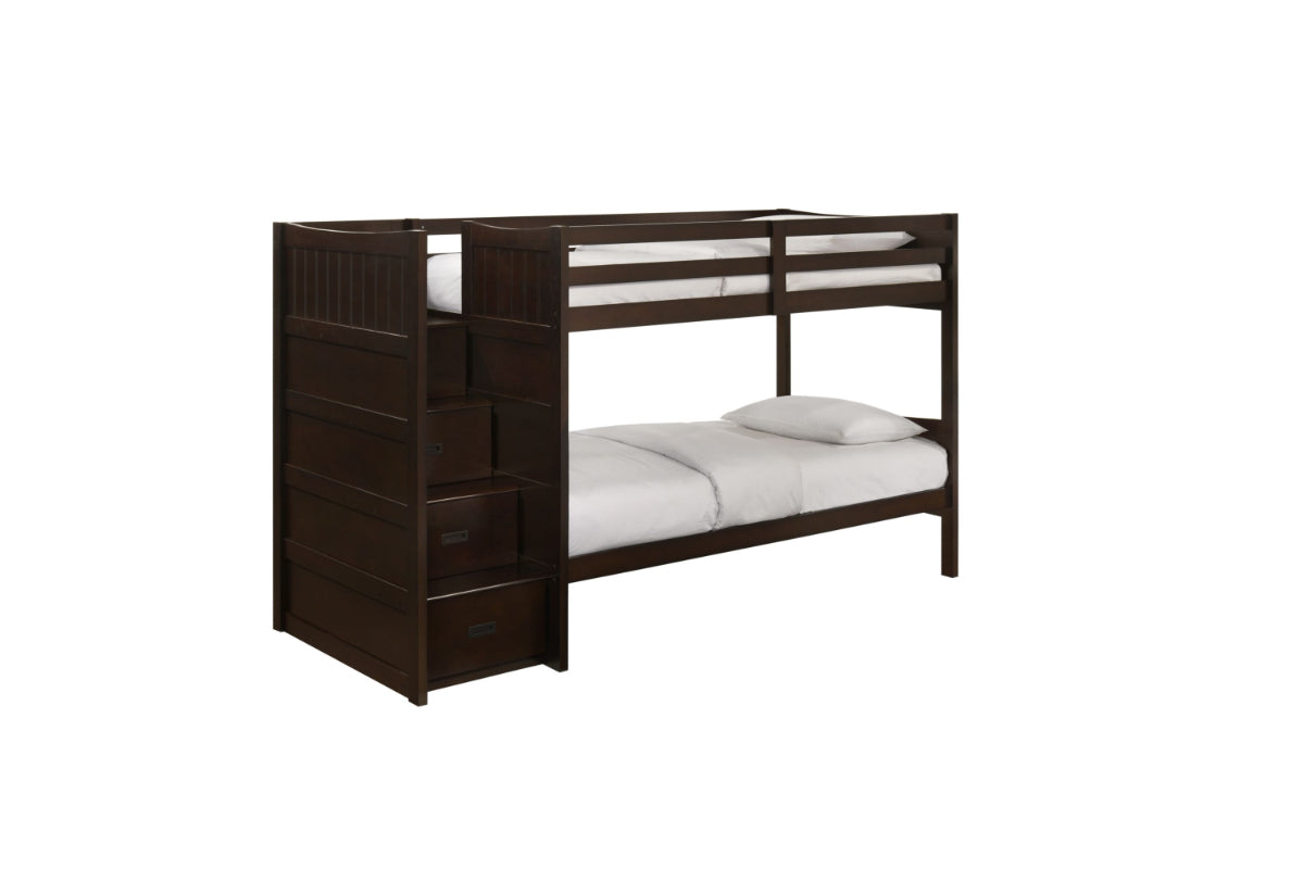 SAMIBRN04:Sami Bunk Bed With Storage Ste, AngledAngle