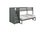 SAMIGRY06:Sami Bunk Bed With Storage Ste, AngledAngle