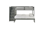 SAMIGRY06:Sami Bunk Bed With Storage Ste, Front