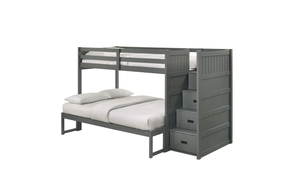 SAMIGRY05:Sami Bunk Bed With Storage Ste, AngledAngle