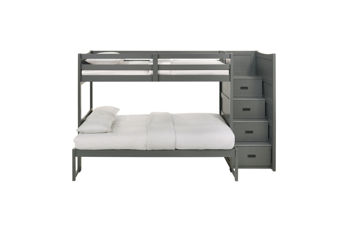 SAMIGRY05:Sami Bunk Bed With Storage Ste, Front