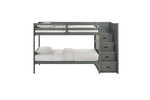 SAMIGRY03:Sami Bunk Bed With Storage Ste, Front