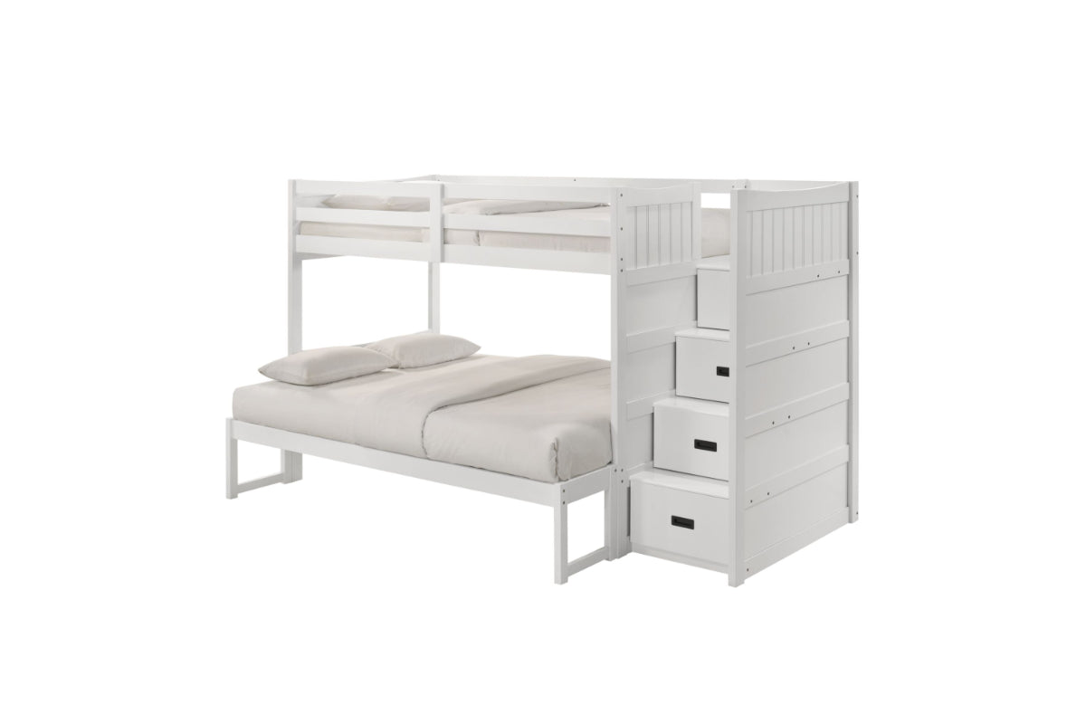 SAMIWHT05:Sami Bunk Bed With Storage Ste, AngledAngle