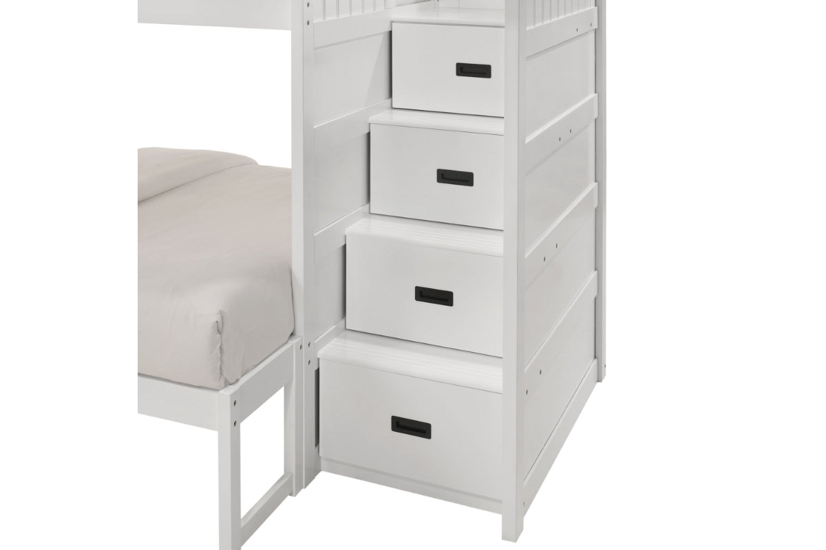 SAMIWHT05:Sami Bunk Bed With Storage Ste, 