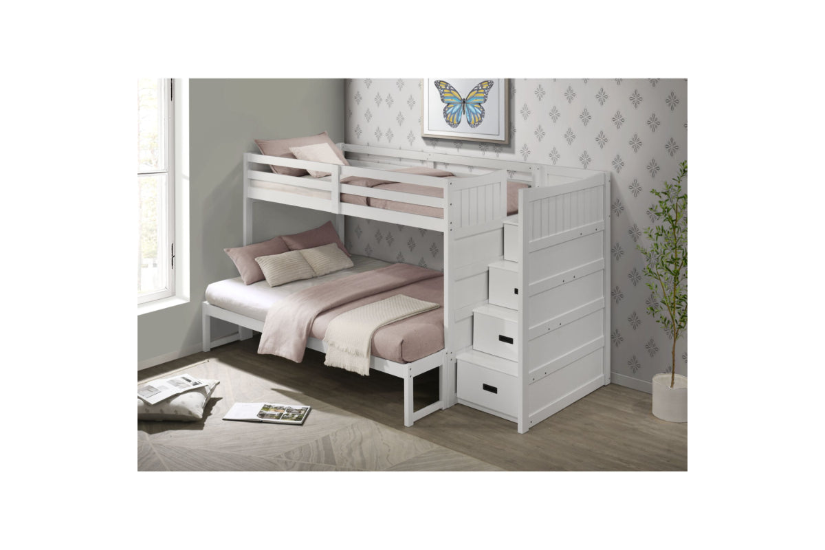 SAMIWHT05:Sami Bunk Bed With Storage Ste, Styled