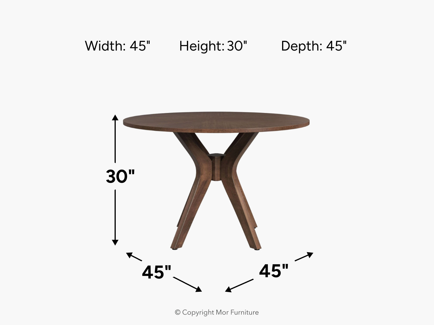 345350979:Santa Barbara Round Dining Table, 